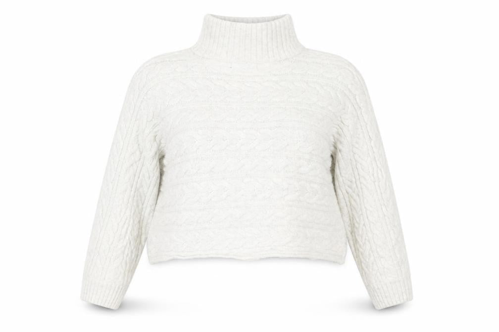 Womens UK Size L New Look Ivory Pullover Jumper