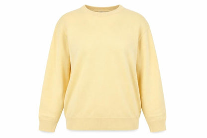 Womens UK Size M Franco Ponti Yellow Pullover Sweatshirt