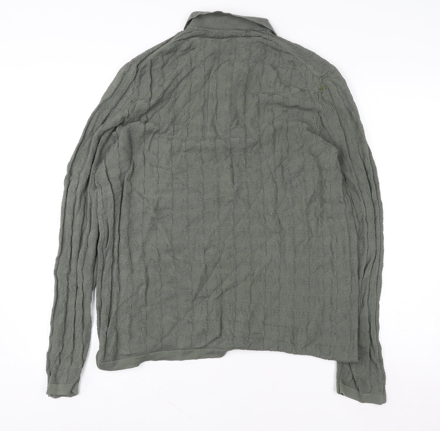 Mens UK Size XL Marks and Spencer Grey 1/2 Zip Sweatshirt