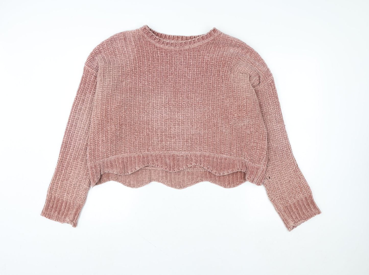 Womens UK Size 8 Zara Pink Pullover Jumper