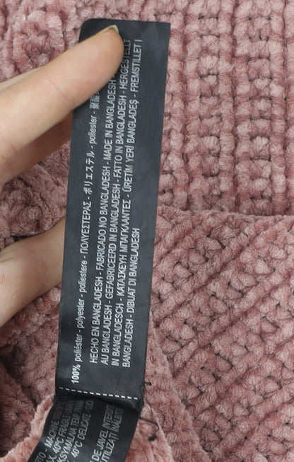 Womens UK Size 8 Zara Pink Pullover Jumper