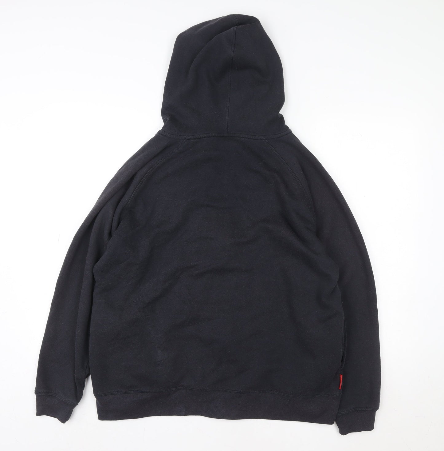 Womens UK Size S Reebok Black Full Zip Hoodie