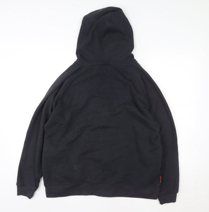 Womens UK Size S Reebok Black Full Zip Hoodie