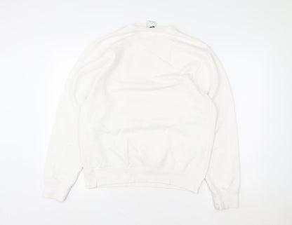 Nike Women's Ivory Small Crew Neck Pullover Sweatshirt