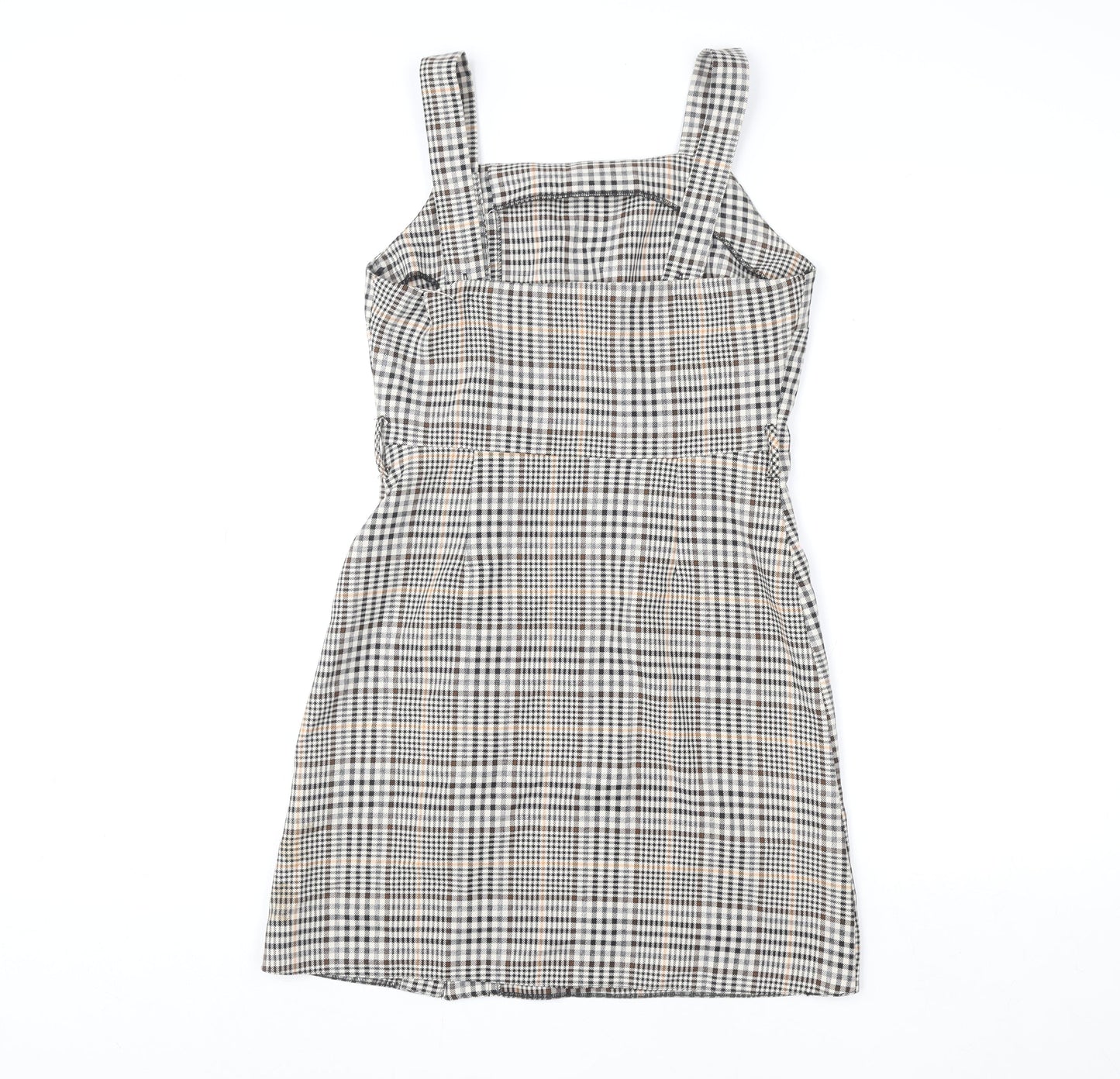 Miss Selfridge Women’s Multicoloured Check Pinafore Dress Size 8
