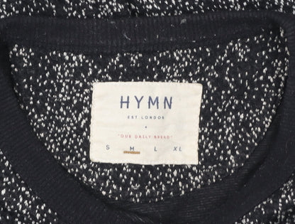 Unisex Adults UK Size M HYMN Black Pullover Sweatshirt