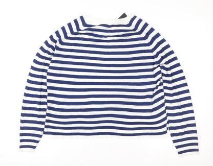 Womens UK Size S Zara Blue Pullover Sweatshirt