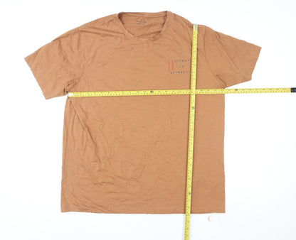 Mens UK Size 2XL Antelopus Outfitters Brown  T-Shirt