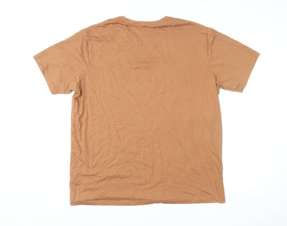 Mens UK Size 2XL Antelopus Outfitters Brown  T-Shirt