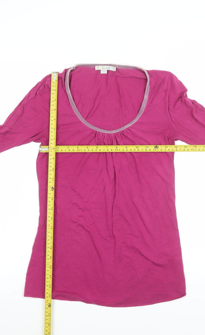 Womens UK Size 8 Boden Pink Basic T-Shirt