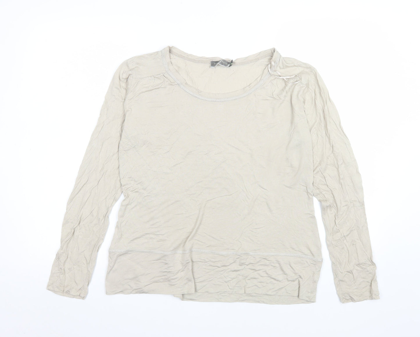 Womens UK Size 18 Mint Velvet Beige Basic Blouse