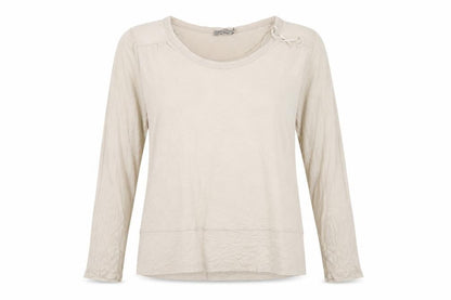 Womens UK Size 18 Mint Velvet Beige Basic Blouse