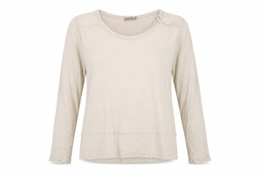 Womens UK Size 18 Mint Velvet Beige Basic Blouse
