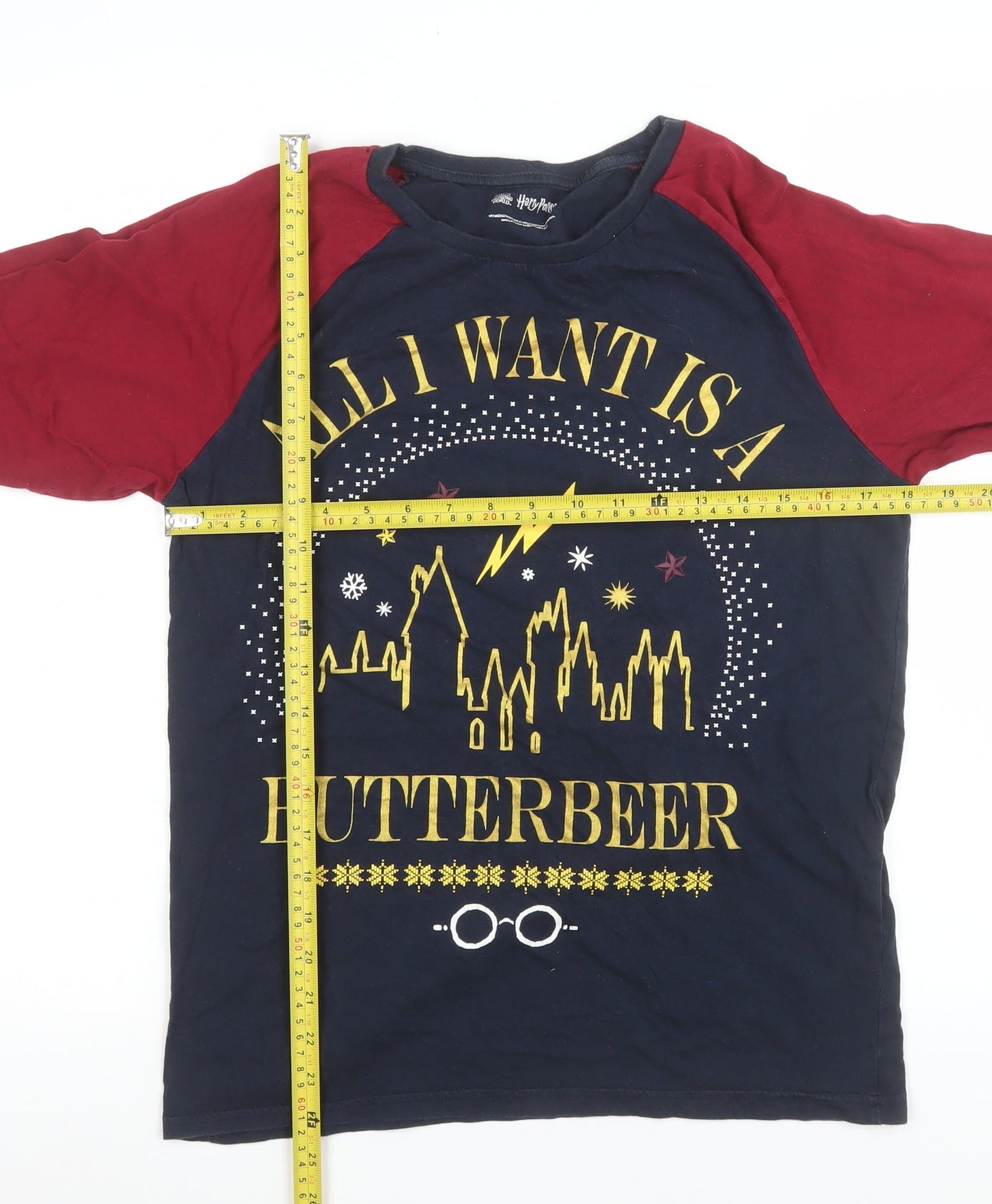 Nutmeg Boys Multicoloured Harry Potter Butterbeer Long Sleeve Pyjama Top Size S