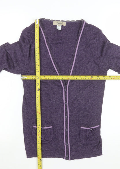 Womens UK Size L KEW Purple Basic Jacket