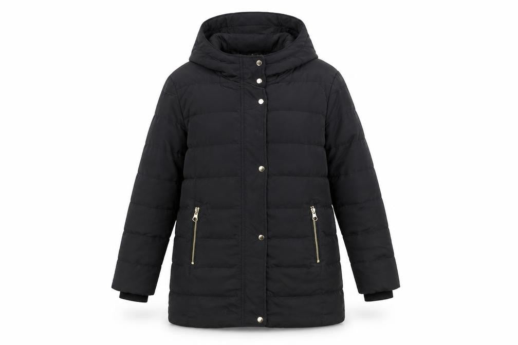 Womens UK Size XS Zara Black Puffer Jacket