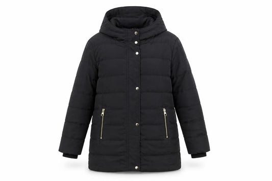 Womens UK Size XS Zara Black Puffer Jacket