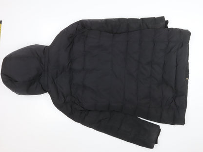 Womens UK Size XS Zara Black Puffer Jacket