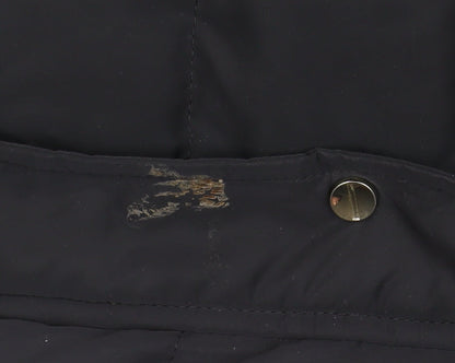 Womens UK Size XS Zara Black Puffer Jacket