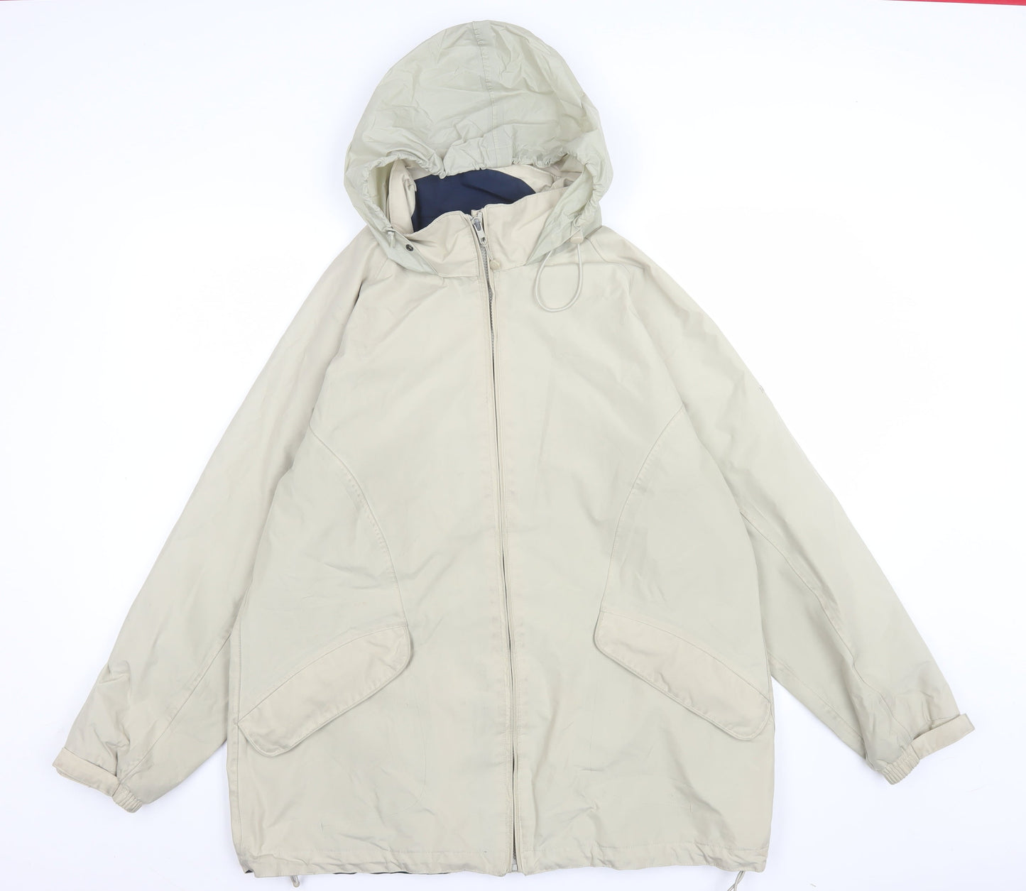 Regatta Women Beige Hooded Anorak Jacket UK 16 Water Resistant