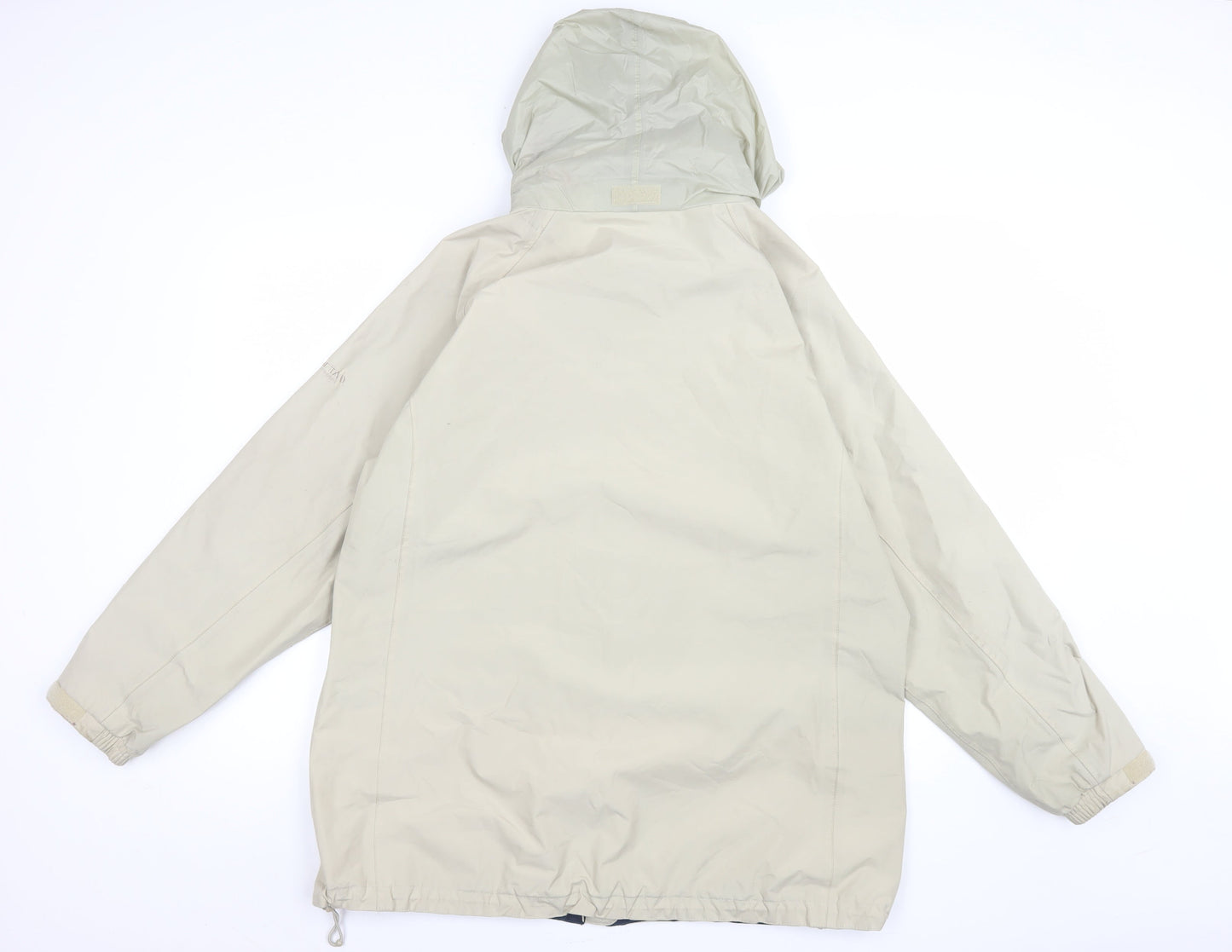 Regatta Women Beige Hooded Anorak Jacket UK 16 Water Resistant