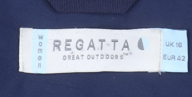 Regatta Women Beige Hooded Anorak Jacket UK 16 Water Resistant