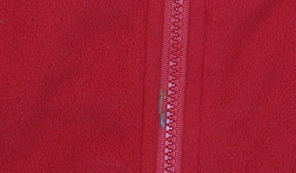 Mens UK Size S Regatta Red Full Zip Sweatshirt