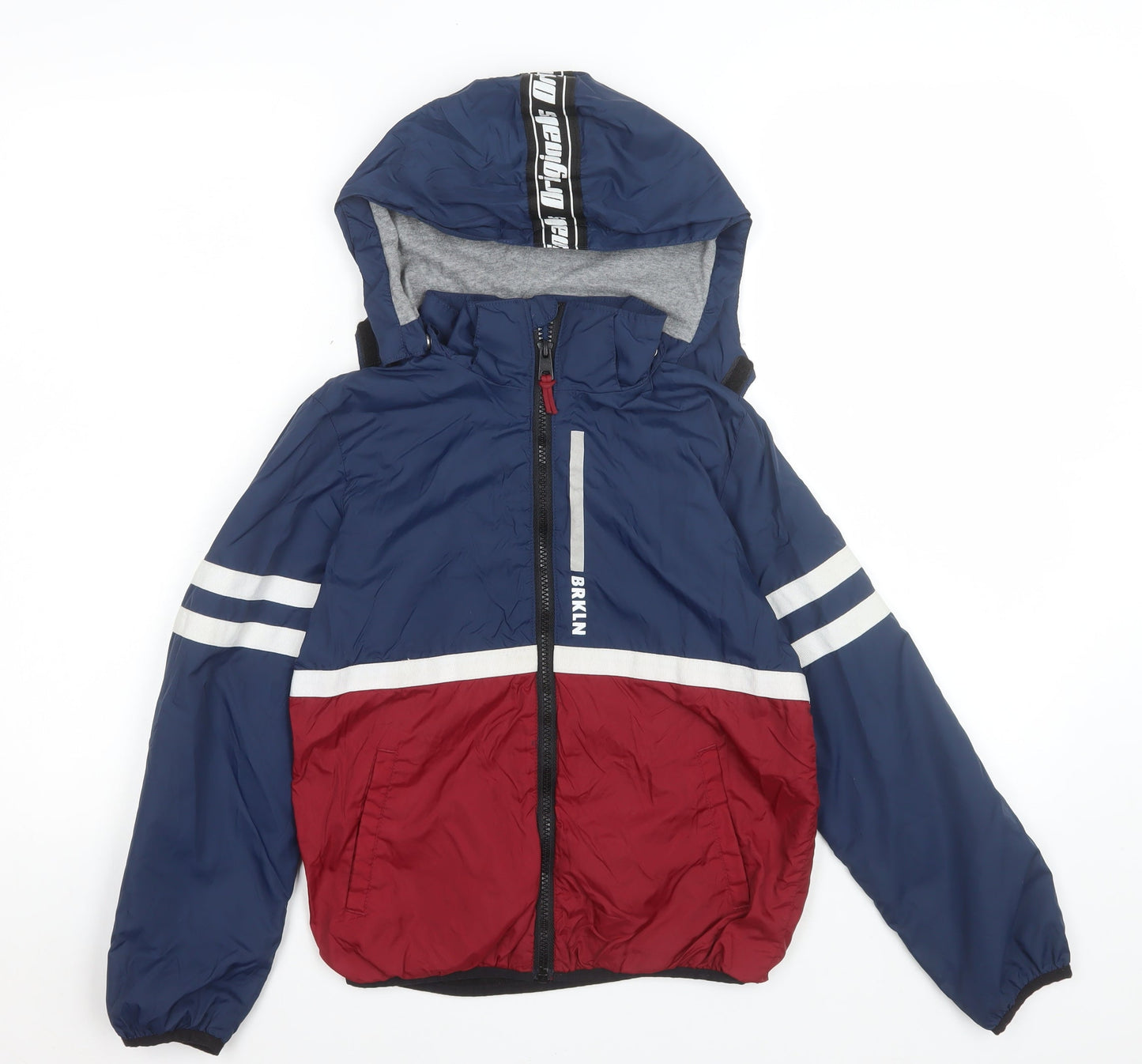 Boys UK Size 6 Years H&M Blue Puffer Jacket