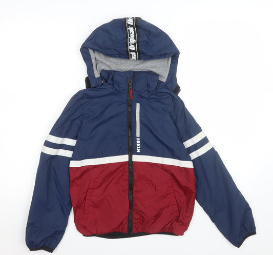 Boys UK Size 6 Years H&M Blue Puffer Jacket
