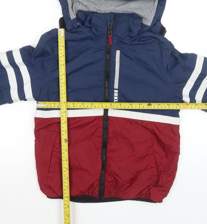 Boys UK Size 6 Years H&M Blue Puffer Jacket