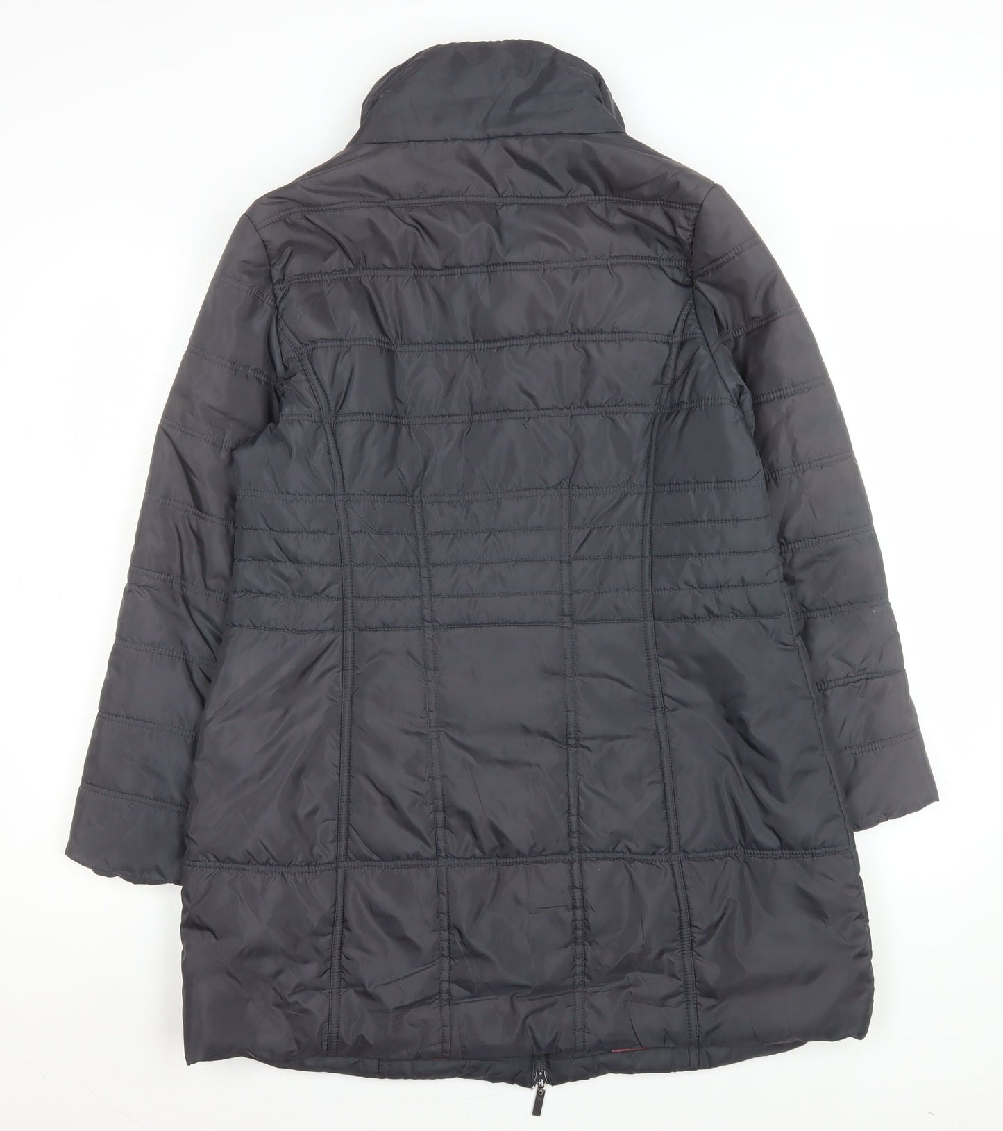 Womens UK Size 12 VIZ-A-VIZ Black Puffer Jacket
