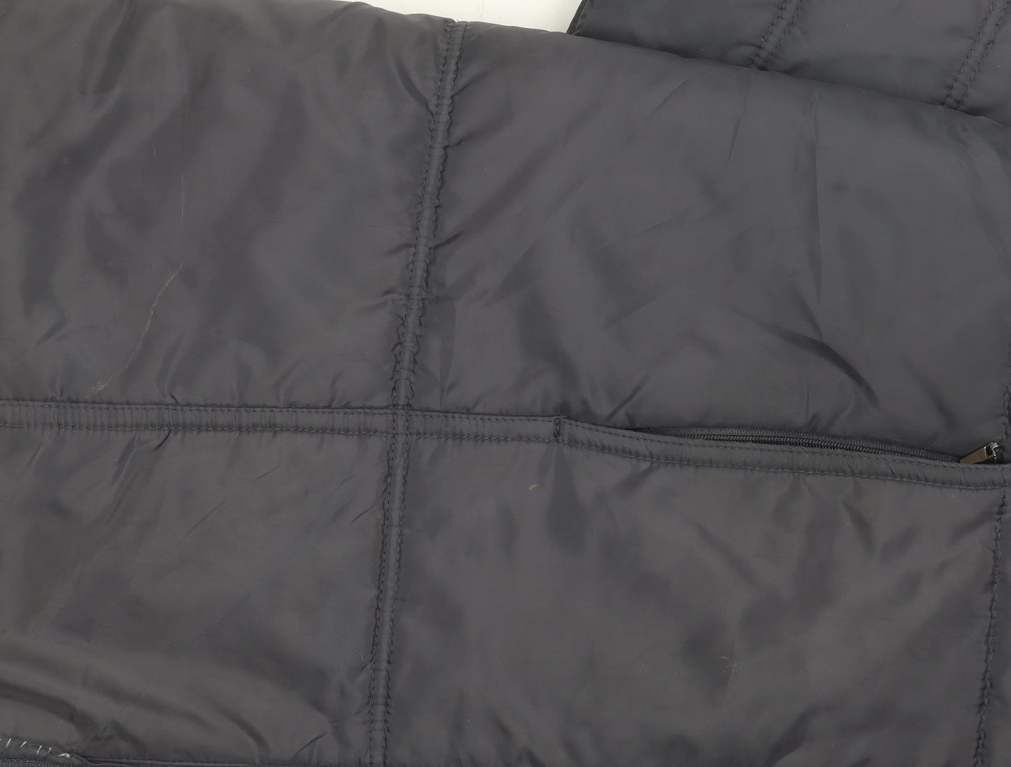 Womens UK Size 12 VIZ-A-VIZ Black Puffer Jacket