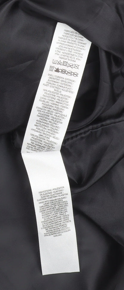 Primark Women Black Quilted Lightweight Padded Jacket Size L