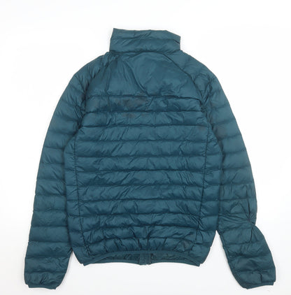 Womens UK Size XS Zakti Green Puffer Jacket