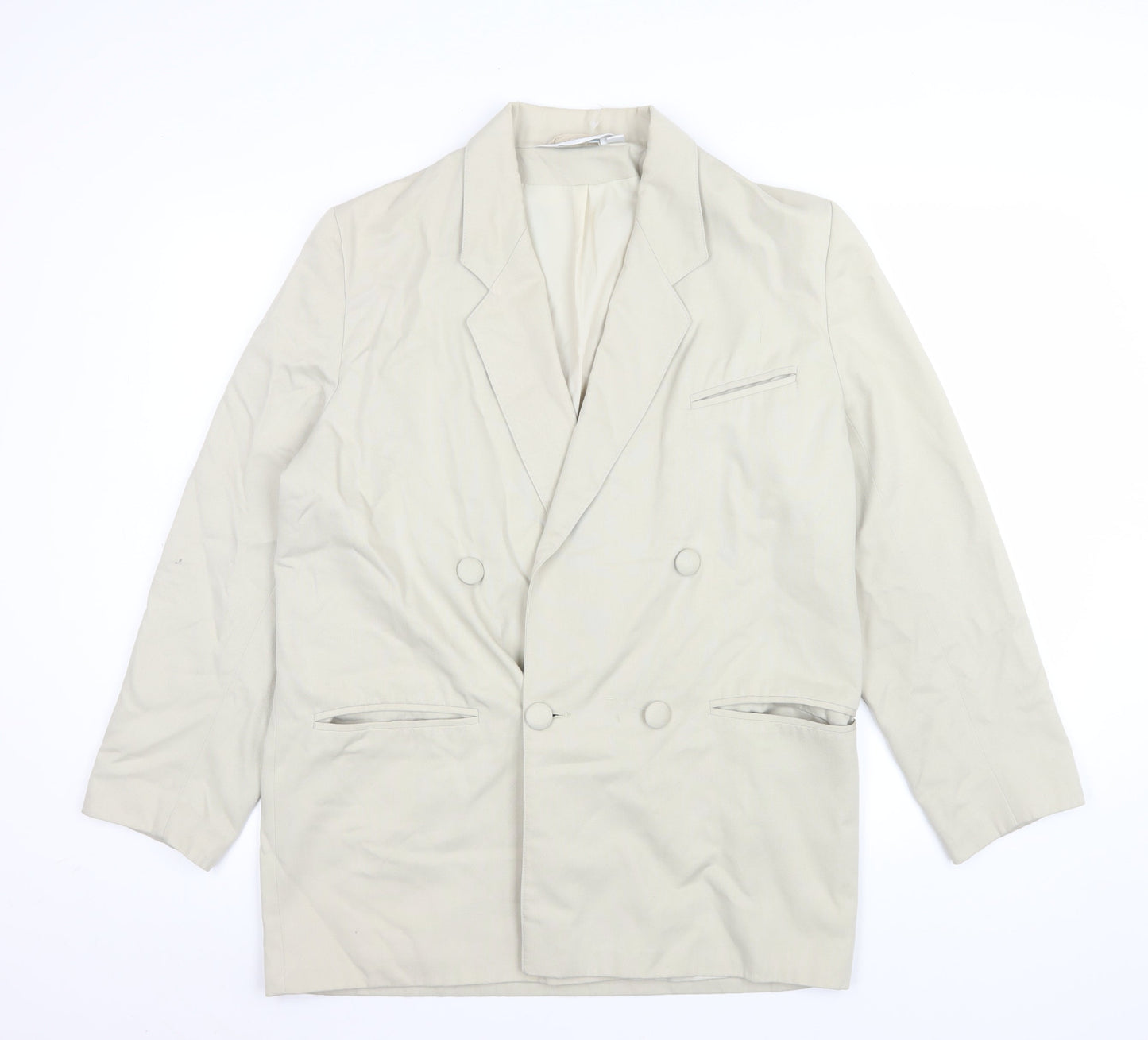 Womens UK Size 14 Sensations Beige Blazer