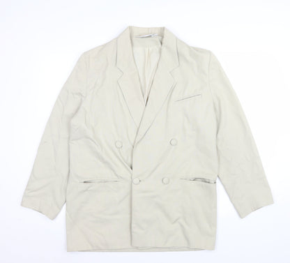 Womens UK Size 14 Sensations Beige Blazer