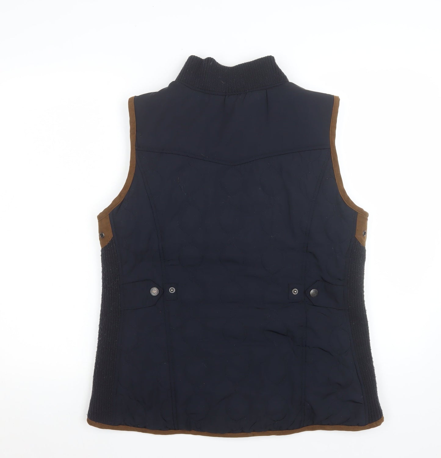 Crew Clothing Co. Women's Blue Quilted Waistcoat Gilet Size 12