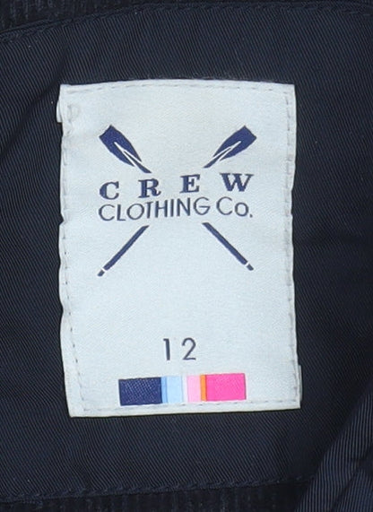 Crew Clothing Co. Women's Blue Quilted Waistcoat Gilet Size 12