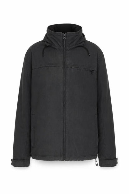 Tu Women’s Black XL Full Zip Lined Mid-Length Jacket