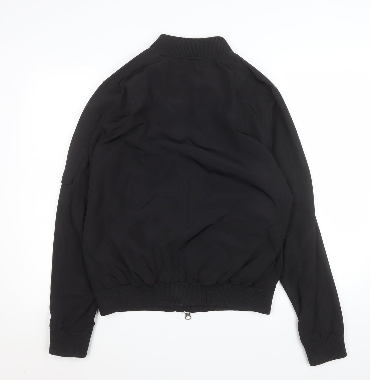 Mens UK Size M Topman Black Bomber Jacket