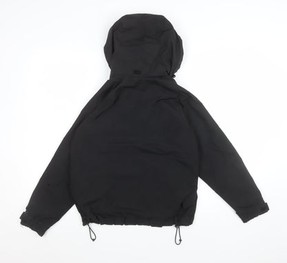 Helly Hansen Boys Black 10 Years Waterproof Hooded Parka Jacket