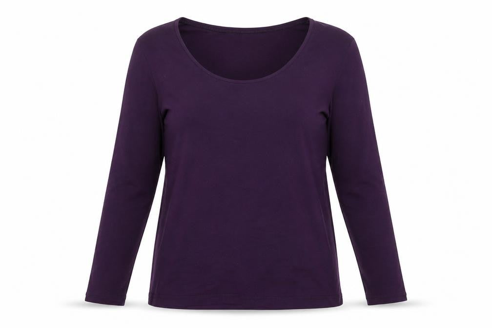Womens UK Size S Masai Purple Basic T-Shirt