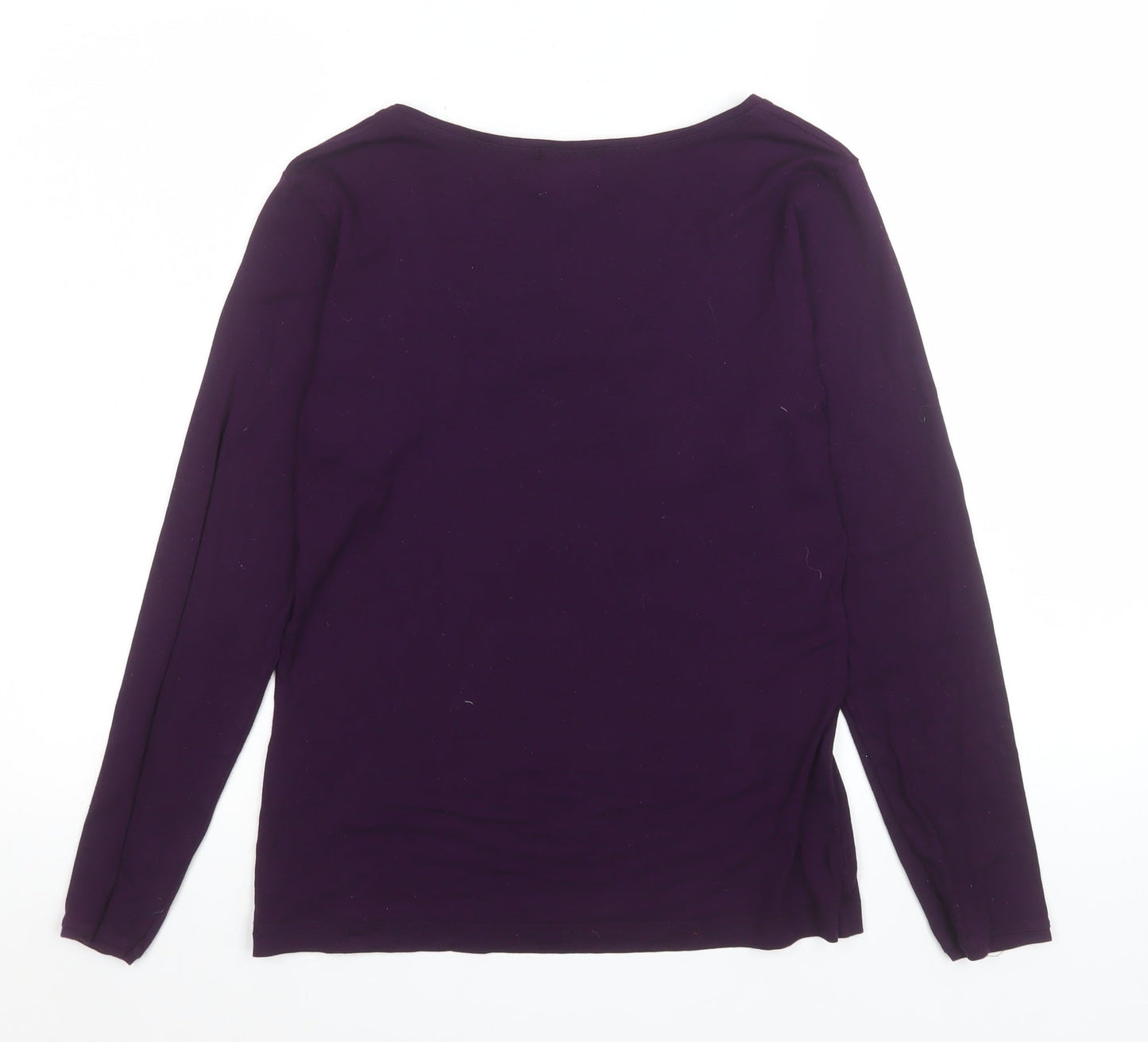 Womens UK Size S Masai Purple Basic T-Shirt