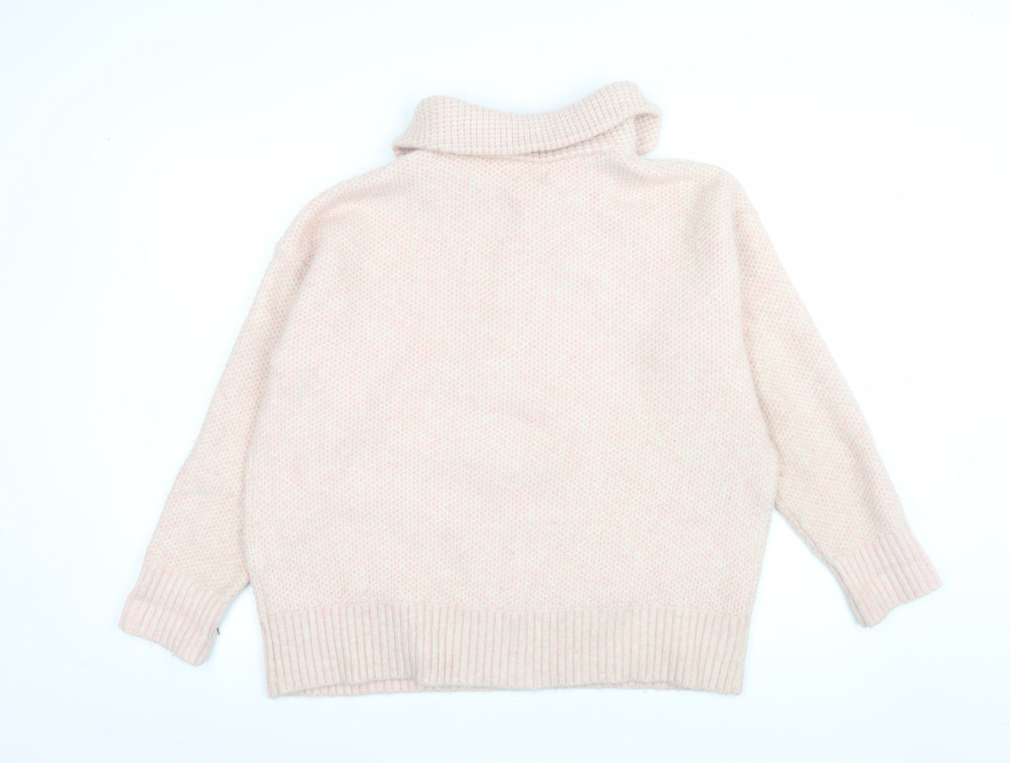 Womens UK Size 16 Fat Face Beige Henley Sweatshirt