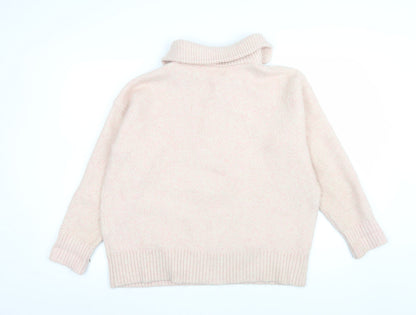 Womens UK Size 16 Fat Face Beige Henley Sweatshirt
