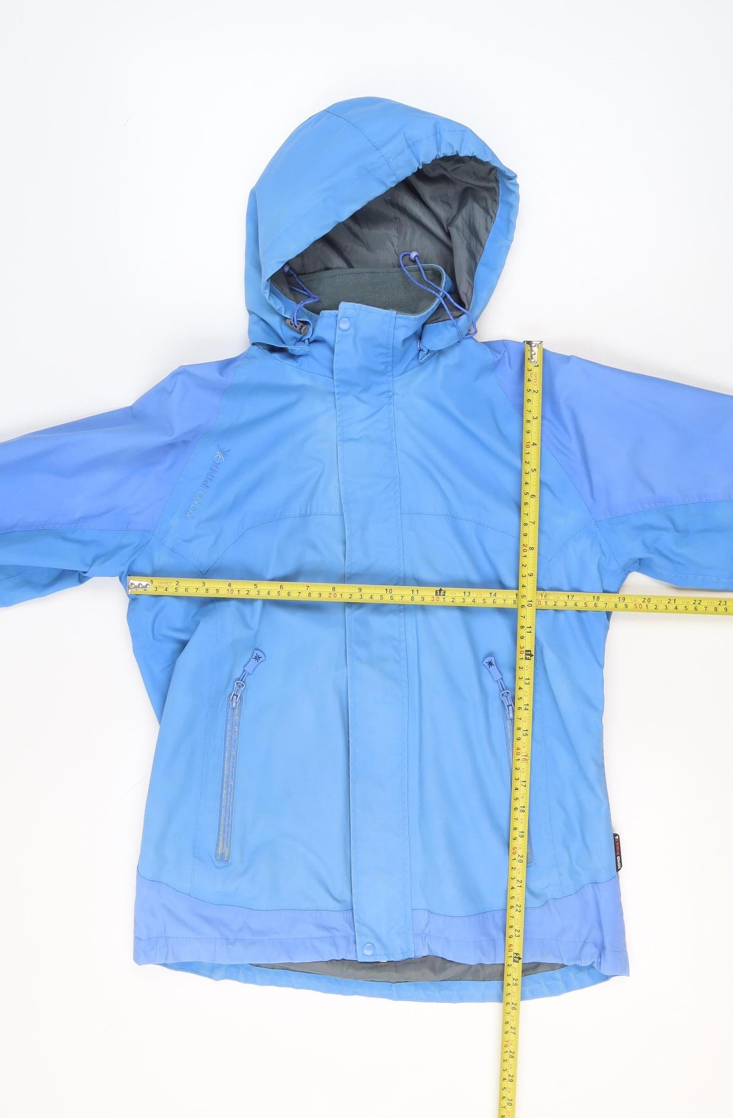 Womens UK Size 12 Koko Pink Blue Parka Coat