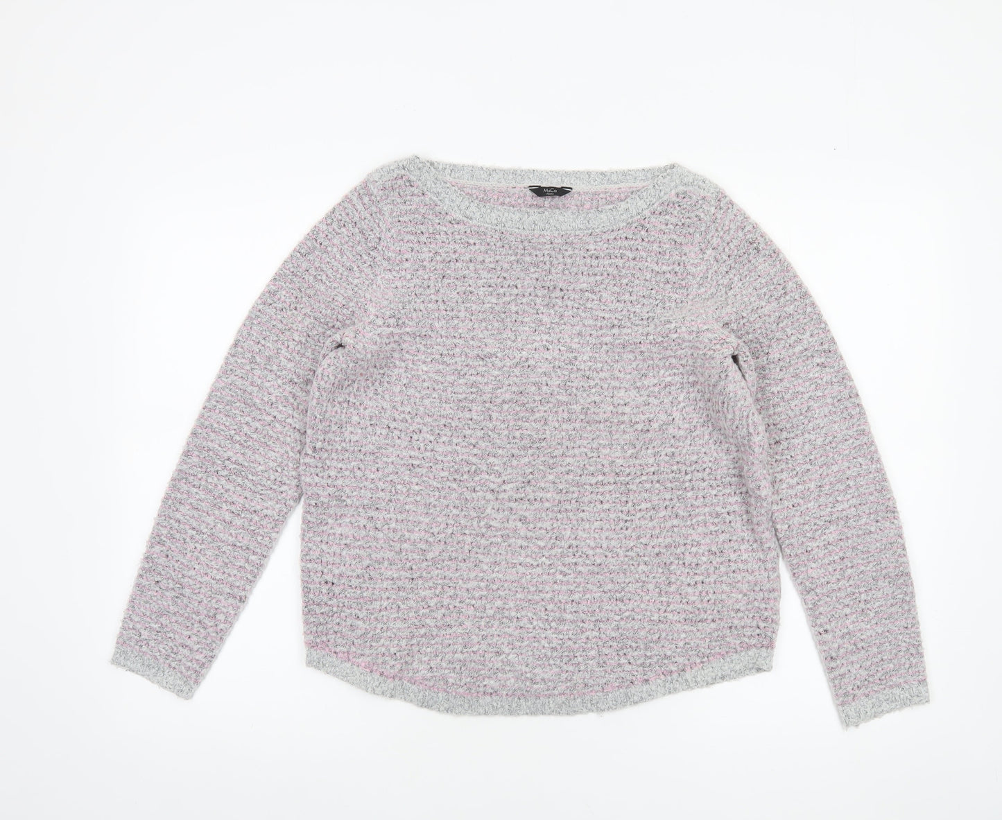 Womens UK Size 12 M&Co Grey Pullover Jumper