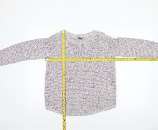 Womens UK Size 12 M&Co Grey Pullover Jumper