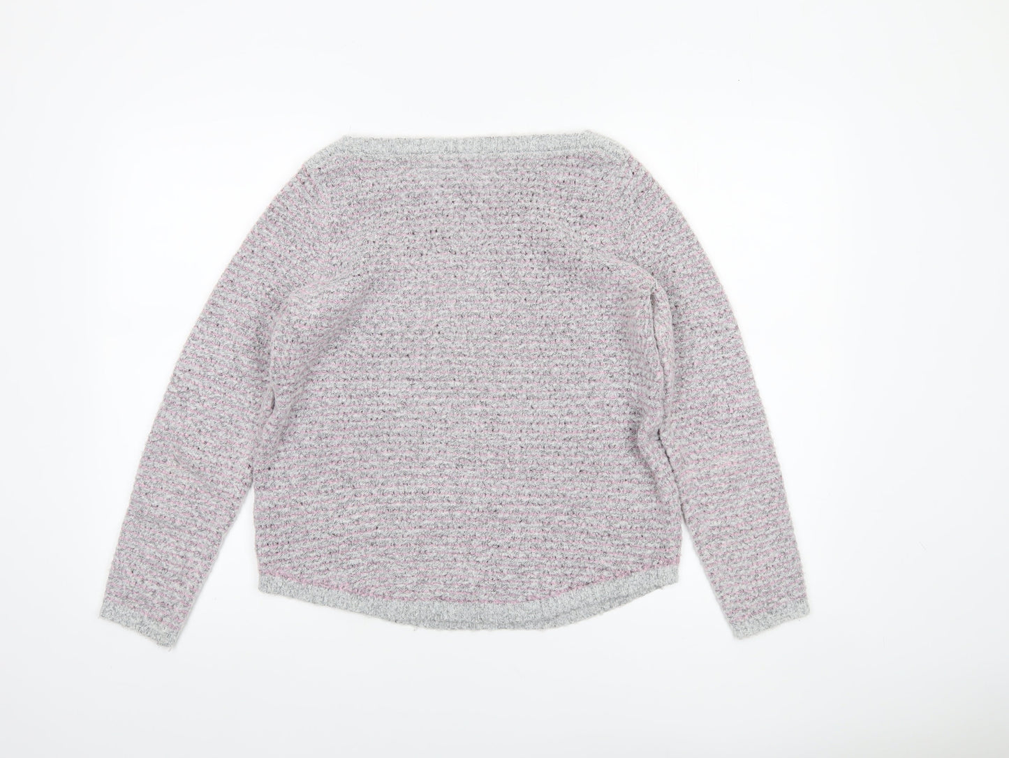 Womens UK Size 12 M&Co Grey Pullover Jumper