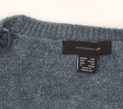 Womens UK Size 6 Atmosphere Blue Cardigan Jumper